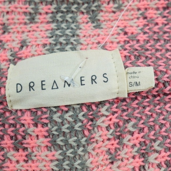 Dreamers Tribal Cardigan Womens S-M Pink Open Front Southwestern - Picture 15 of 16